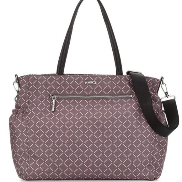 MILLY Luxe Baby Diaper Bag with Changing Pad in Grey and Pink Brand New - Picture 7 of 8